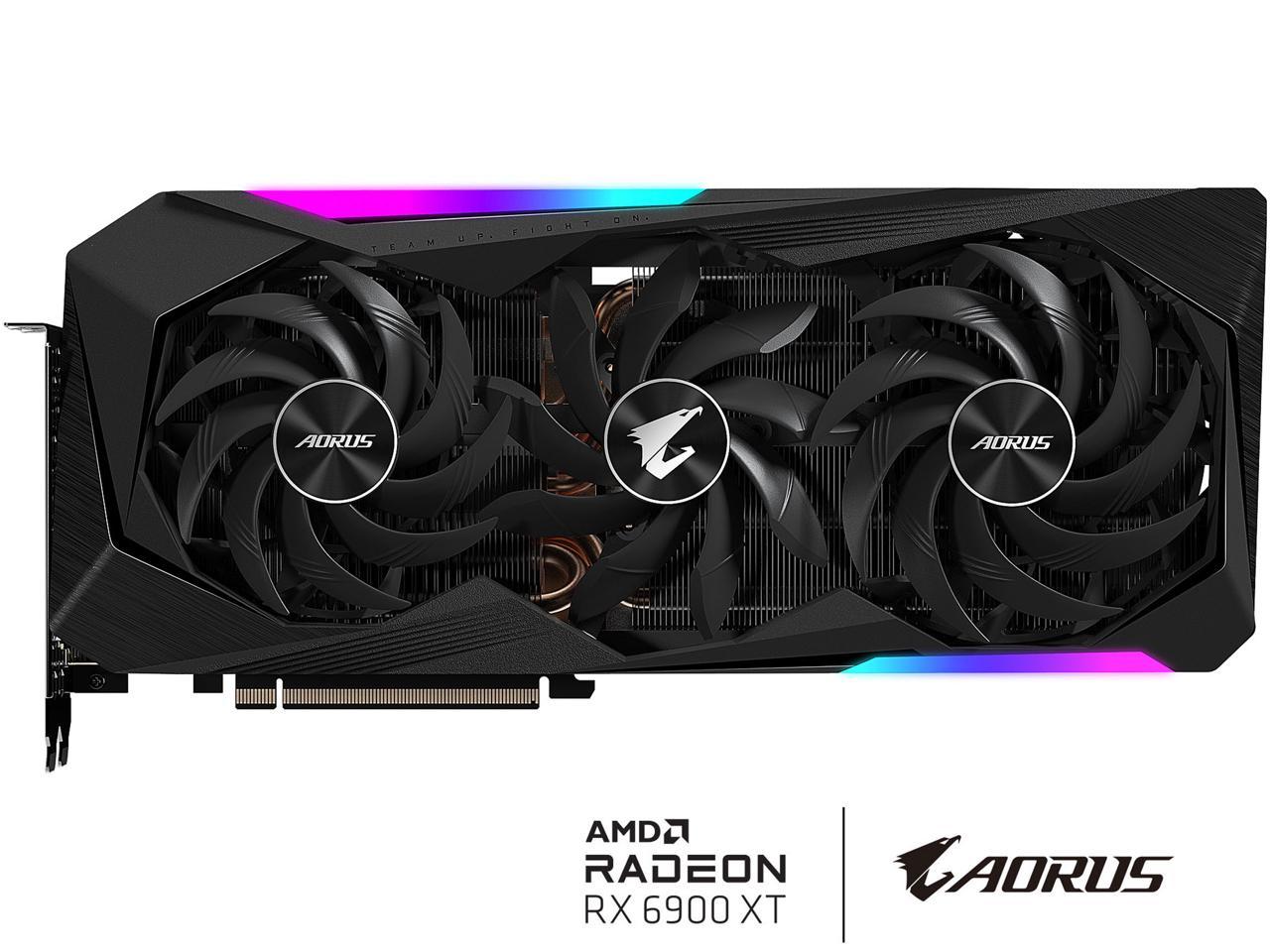 GIGABYTE AORUS Radeon RX 6900 XT 16GB GDDR6 PCI Express 4.0 x16 ATX Video Card GV-R69XTAORUS M-16GD