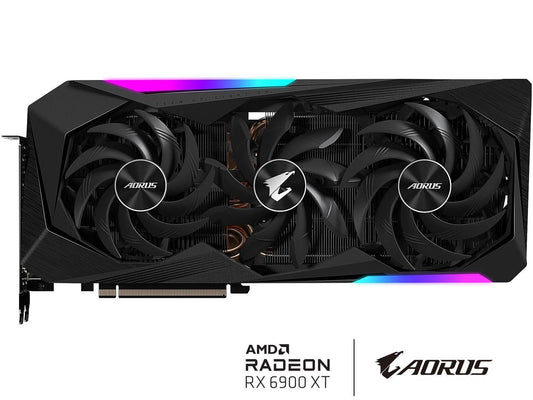 GIGABYTE AORUS Radeon RX 6900 XT 16GB GDDR6 PCI Express 4.0 x16 ATX Video Card GV-R69XTAORUS M-16GD