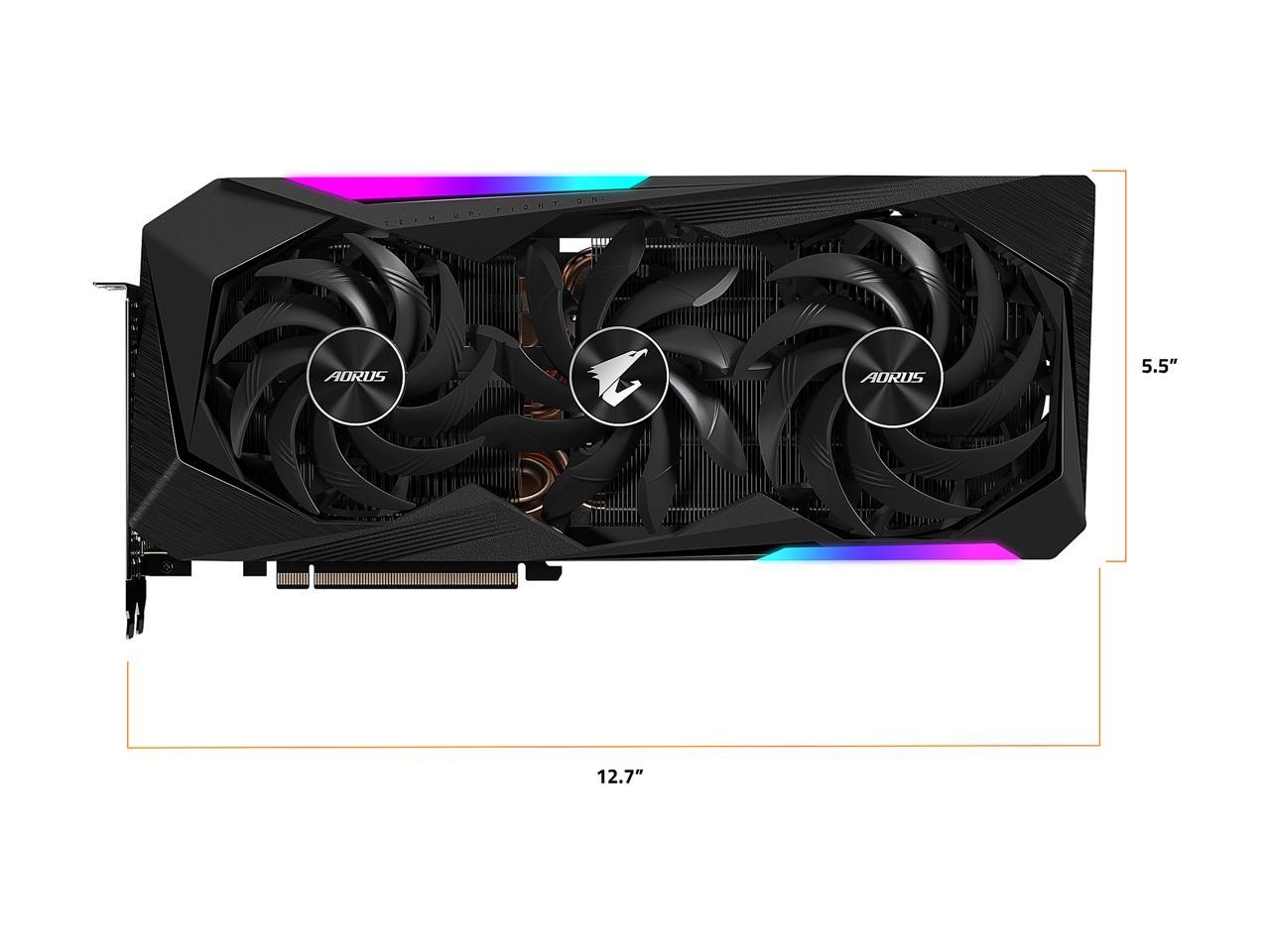GIGABYTE AORUS Radeon RX 6900 XT 16GB GDDR6 PCI Express 4.0 x16 ATX Video Card GV-R69XTAORUS M-16GD