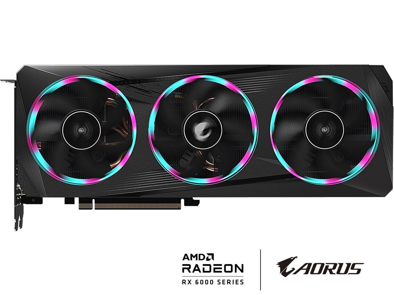 GIGABYTE AORUS Radeon RX 6700 XT ELITE 12G Graphics Card, WINDFORCE 3X Cooling System, 12GB 192-bit GDDR6, GV-R67XTAORUS E-12GD Video Card