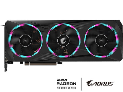 GIGABYTE AORUS Radeon RX 6700 XT ELITE 12G Graphics Card, WINDFORCE 3X Cooling System, 12GB 192-bit GDDR6, GV-R67XTAORUS E-12GD Video Card