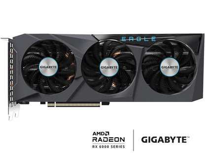 GIGABYTE Radeon RX 6700 XT EAGLE 12G Graphics Card, WINDFORCE 3X Cooling System, 12GB 192-bit GDDR6, GV-R67XTEAGLE-12GD Video Card