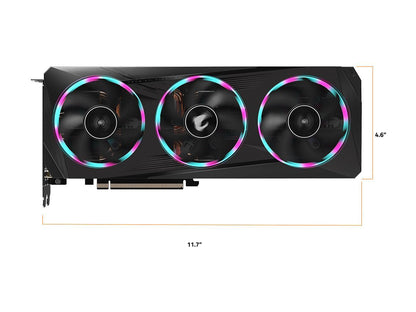 GIGABYTE AORUS GeForce RTX 3060 Ti ELITE 8G Graphics Card, 3 x WINDFORCE Fans, 8GB 256-bit GDDR6, GV-N306TAORUS E-8GD Video Card