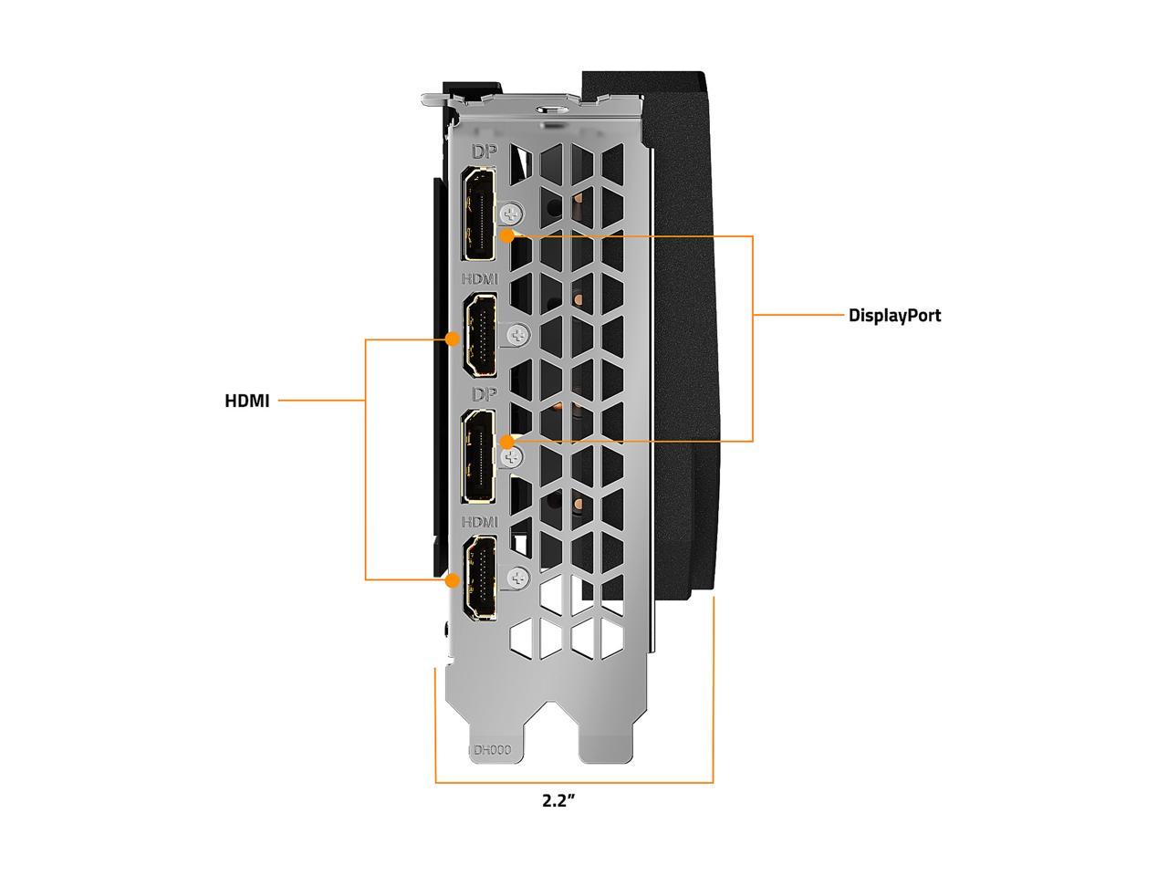GIGABYTE AORUS GeForce RTX 3060 Ti ELITE 8G Graphics Card, 3 x WINDFORCE Fans, 8GB 256-bit GDDR6, GV-N306TAORUS E-8GD Video Card