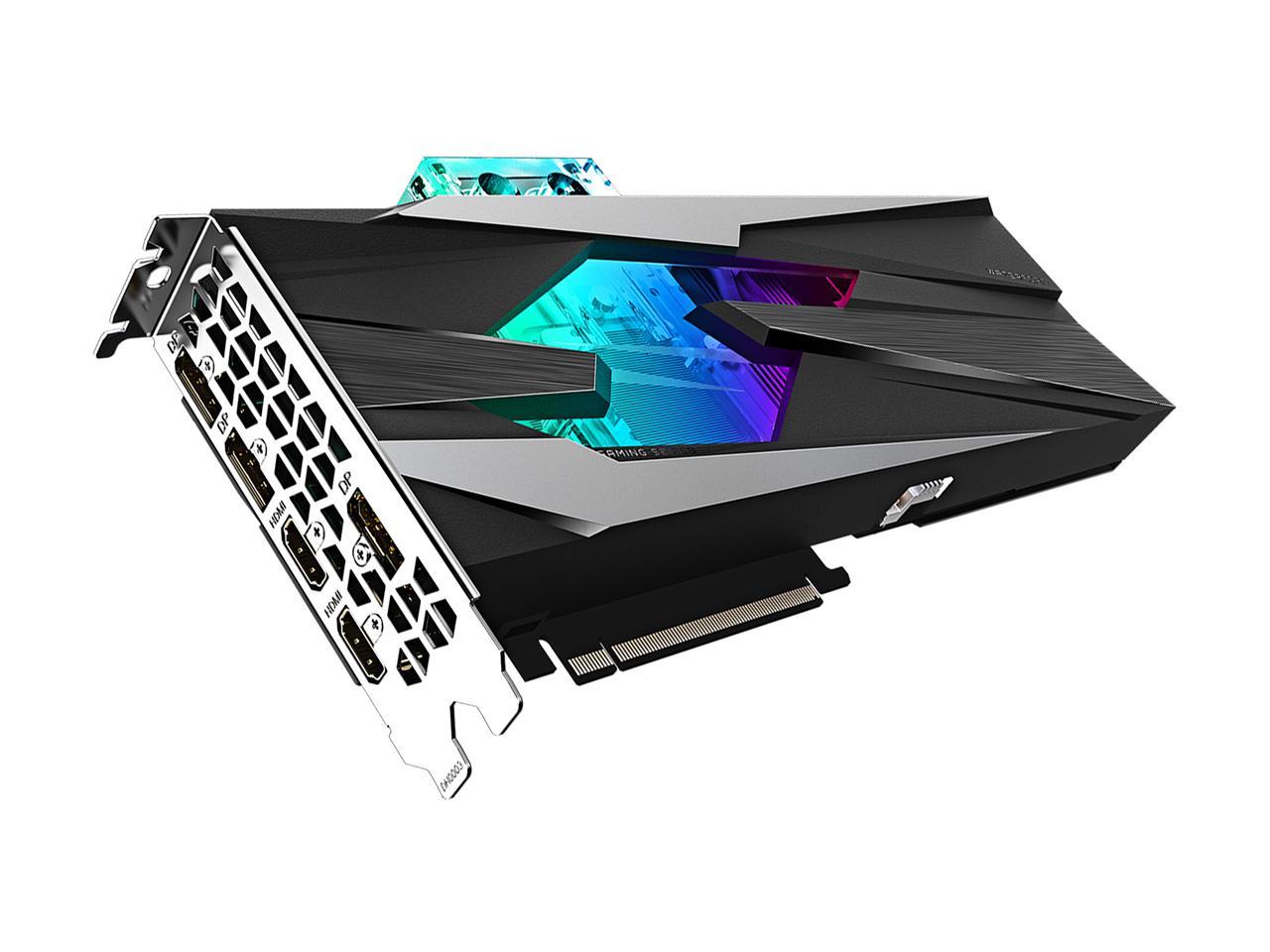 GIGABYTE Gaming GeForce RTX 3080 GAMING OC WATERFORCE WB 10GB GDDR6X PCI Express 4.0 x16 ATX Video Card GV-N3080GAMINGOC WB-10GD