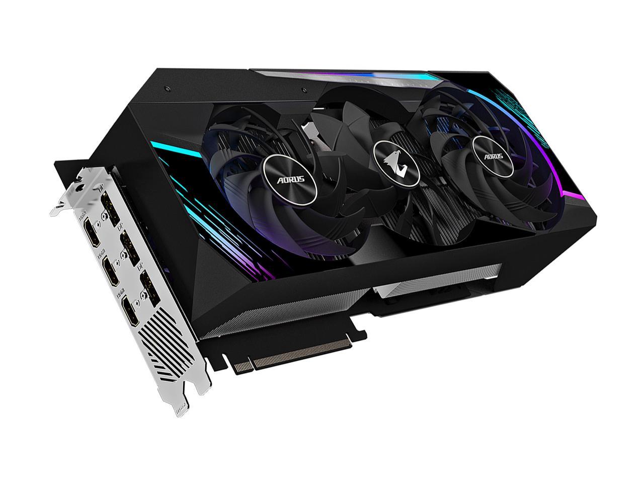 GIGABYTE AORUS GeForce RTX 3080 Ti 12GB GDDR6X PCI Express 4.0 x16 ATX Video Card GV-N308TAORUS M-12GD