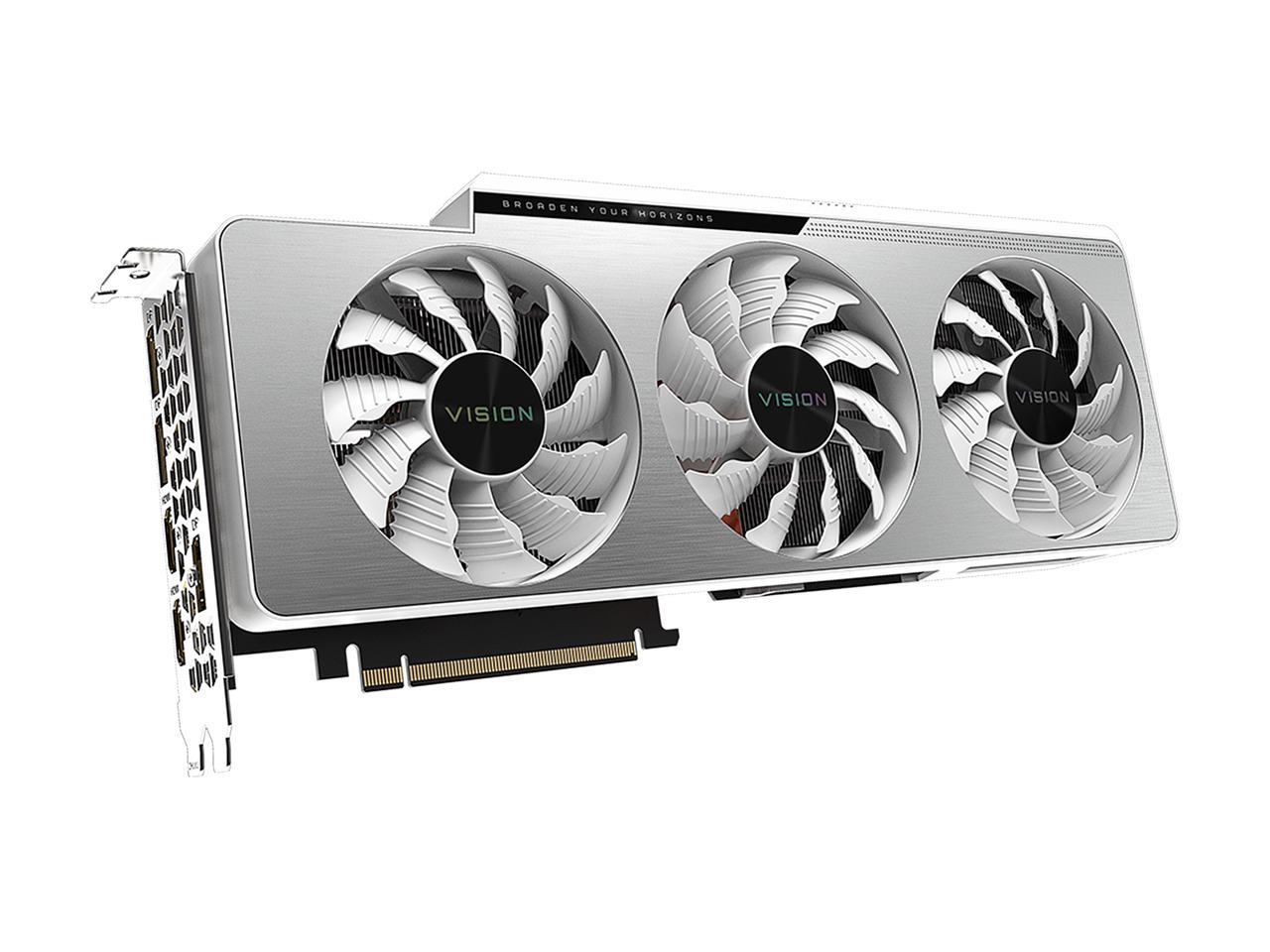 GIGABYTE Vision GeForce RTX 3080 Ti 12GB GDDR6X PCI Express 4.0 x16 ATX Video Card GV-N308TVISION OC-12GD