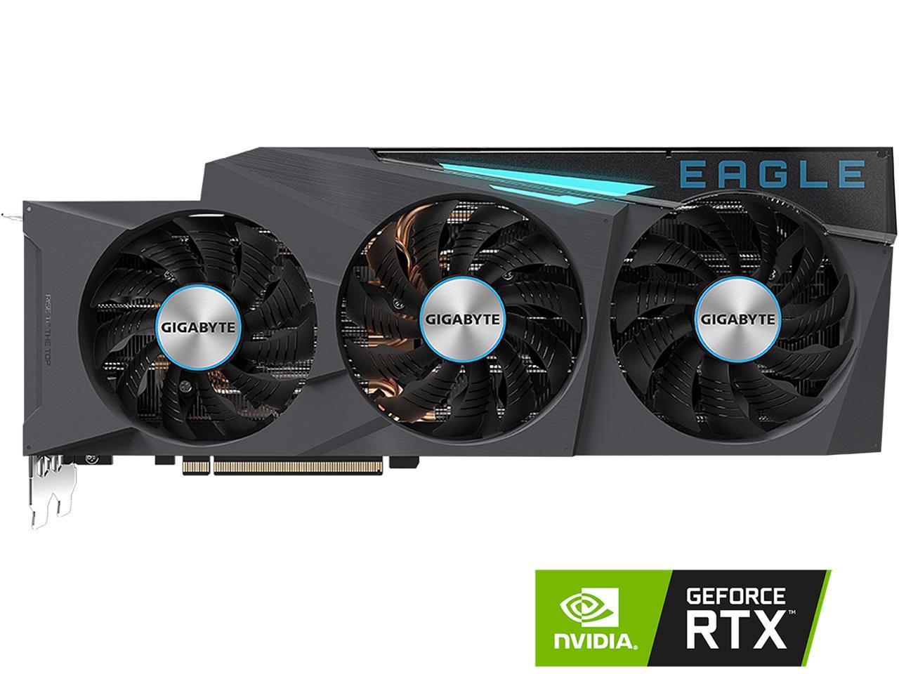 GIGABYTE Eagle GeForce RTX 3080 Ti 12GB GDDR6X PCI Express 4.0 x16 ATX Video Card GV-N308TEAGLE-12GD