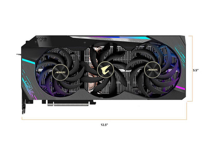 GIGABYTE AORUS GeForce RTX 3080 Ti 12GB GDDR6X PCI Express 4.0 x16 ATX Video Card GV-N308TAORUS X-12GD