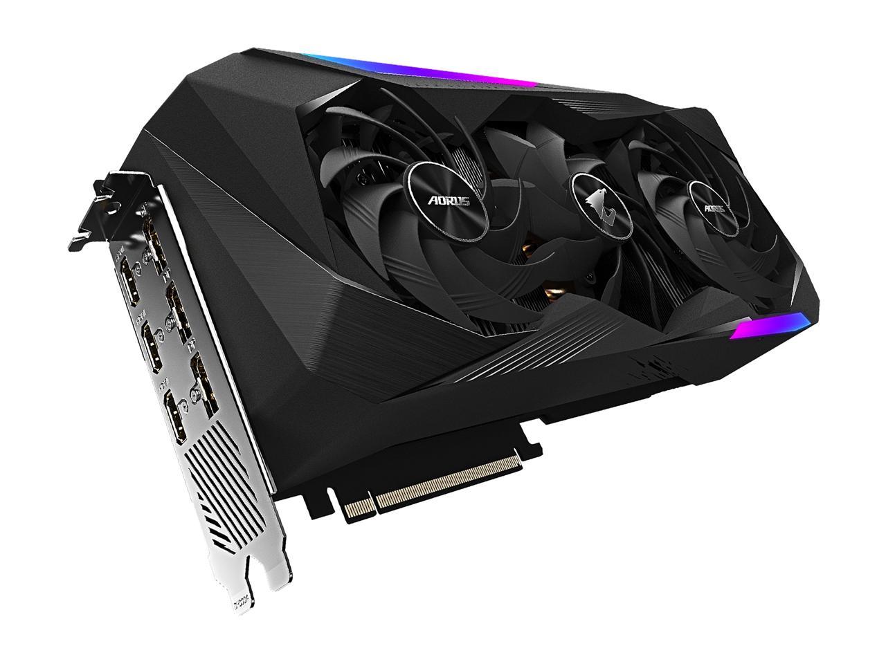 GIGABYTE AORUS GeForce RTX 3070 Ti 8GB GDDR6X PCI Express 4.0 x16 ATX Video Card GV-N307TAORUS M-8GD