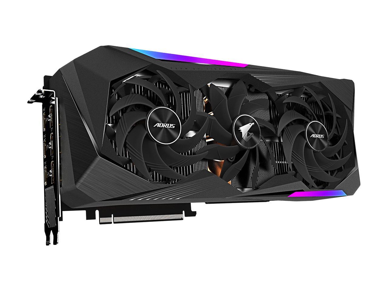 GIGABYTE AORUS GeForce RTX 3070 Ti 8GB GDDR6X PCI Express 4.0 x16 ATX Video Card GV-N307TAORUS M-8GD