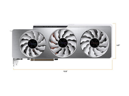 GIGABYTE Vision GeForce RTX 3070 Ti 8GB GDDR6X PCI Express 4.0 x16 ATX Video Card GV-N307TVISION OC-8GD