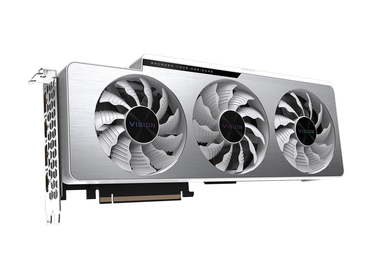 GIGABYTE Vision GeForce RTX 3070 Ti 8GB GDDR6X PCI Express 4.0 x16 ATX Video Card GV-N307TVISION OC-8GD