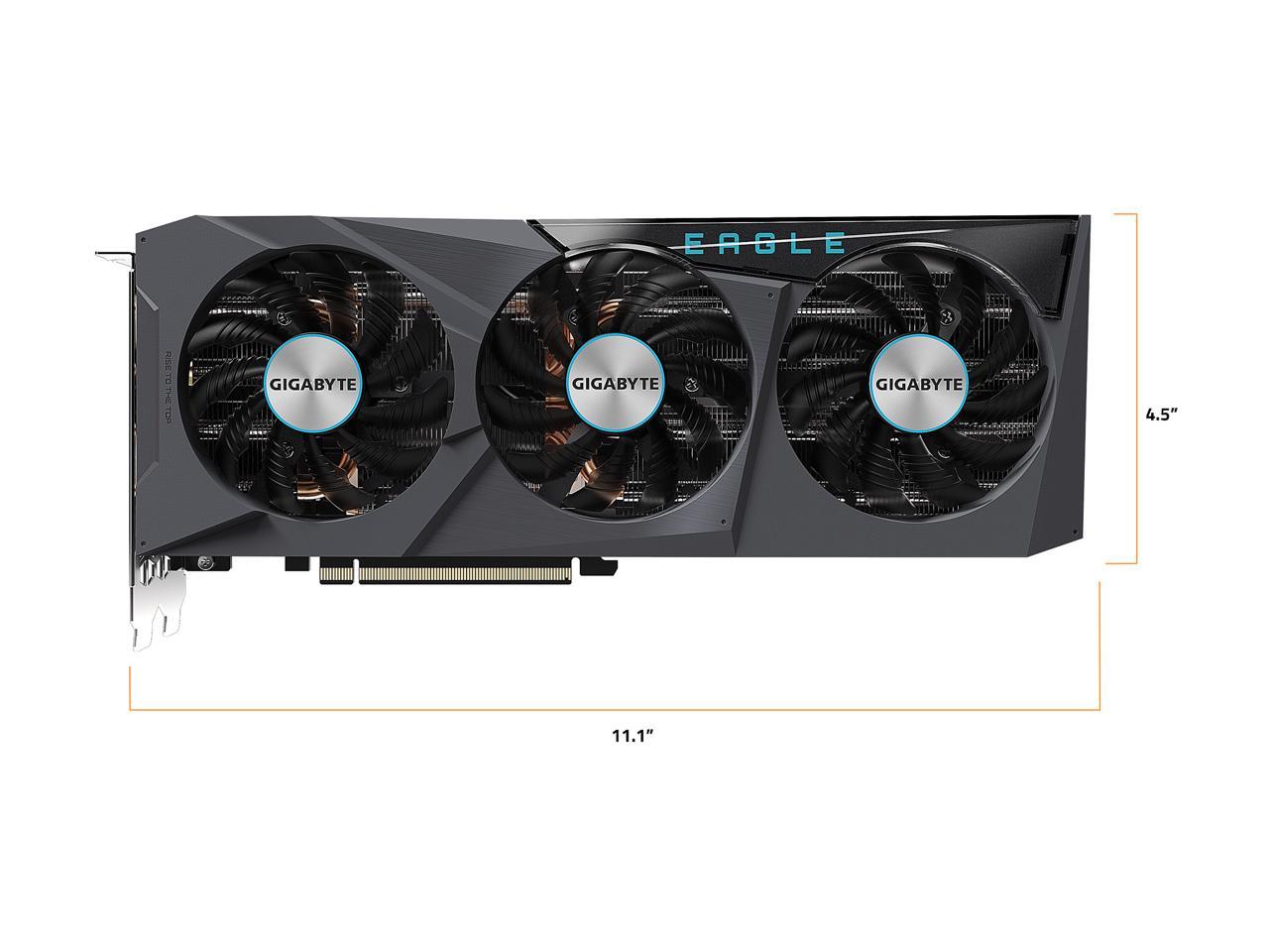 GIGABYTE Eagle GeForce RTX 3070 Ti 8GB GDDR6X PCI Express 4.0 x16 ATX Video Card GV-N307TEAGLE OC-8GD