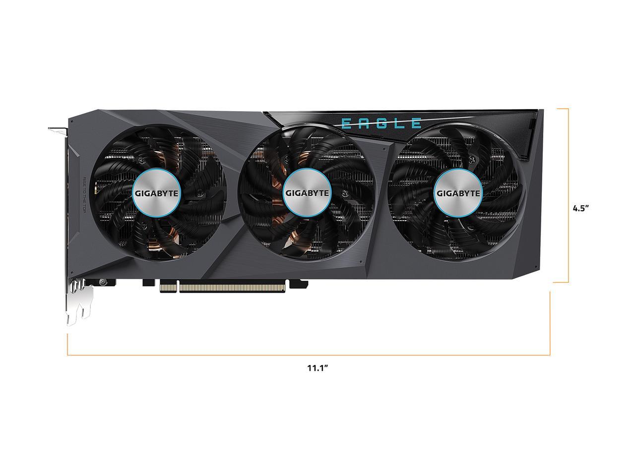 GIGABYTE Eagle GeForce RTX 3070 Ti 8GB GDDR6X PCI Express 4.0 x16 ATX Video Card GV-N307TEAGLE-8GD