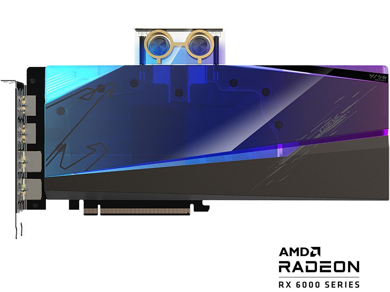 GIGABYTE AORUS Radeon RX 6900 XT 16GB GDDR6 PCI Express 4.0 x16 ATX Video Card GV-R69XTAORUSX WB-16GD