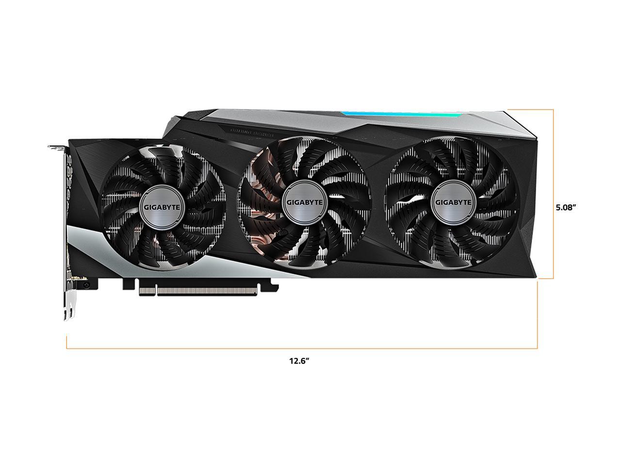 GIGABYTE Gaming GeForce RTX 3080 10GB GDDR6X PCI Express 4.0 x16 ATX Video Card GV-N3080GAMING OC-10GD (rev. 2.0)
