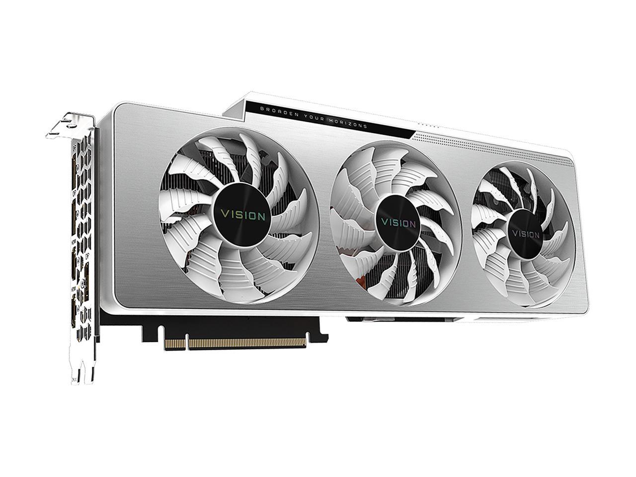 GIGABYTE Vision GeForce RTX 3080 10GB GDDR6X PCI Express 4.0 x16 ATX Video Card GV-N3080VISION OC-10GD (rev. 2.0)