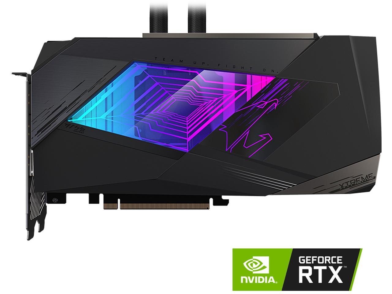 GIGABYTE AORUS GeForce RTX 3080 Ti 12GB GDDR6X PCI Express 4.0 x16 ATX Video Card GV-N308TAORUSX W-12GD