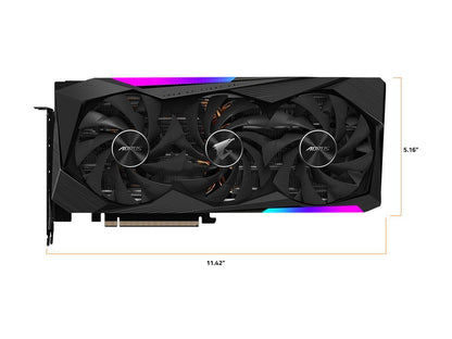GIGABYTE AORUS GeForce RTX 3070 8GB GDDR6 PCI Express 4.0 x16 ATX Video Card GV-N3070AORUS M-8GD (rev. 2.0)