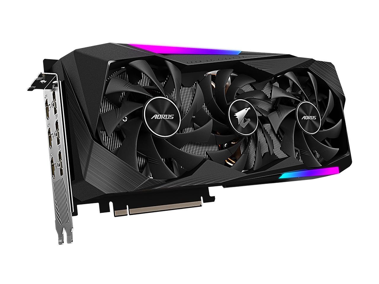 GIGABYTE AORUS GeForce RTX 3070 8GB GDDR6 PCI Express 4.0 x16 ATX Video Card GV-N3070AORUS M-8GD (rev. 2.0)