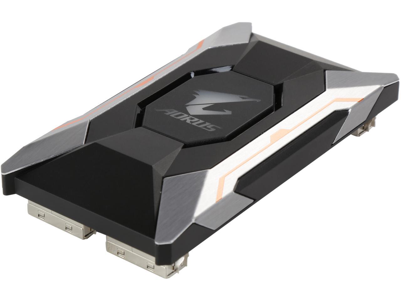 GIGABYTE AORUS SLI HB bridge RGB (2 slot spacing)