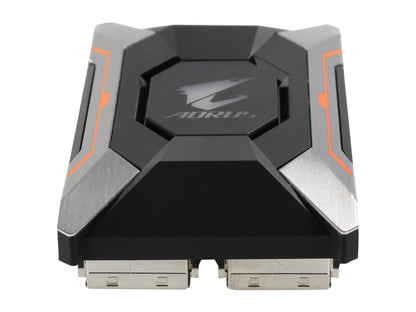 GIGABYTE AORUS SLI HB bridge RGB (2 slot spacing)