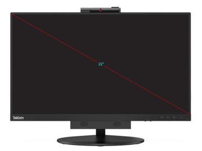 Lenovo ThinkCentre Tiny-in-One 21.5 Inch Touch Monitor with Speaker and Webcam
