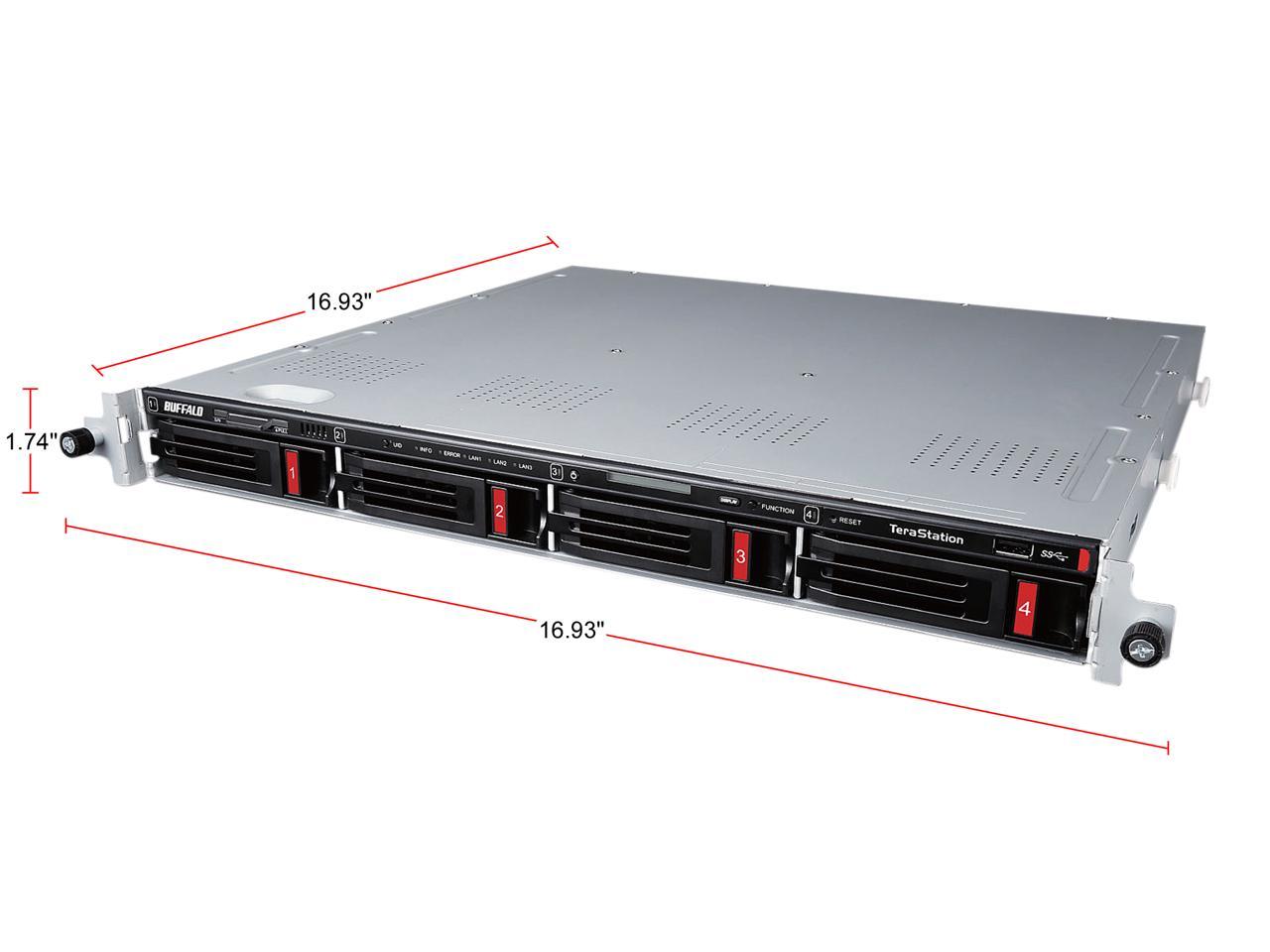 Buffalo TeraStation 5410RN Rackmount 32 TB NAS Hard Drives Included - Annapurna Labs Alpine AL-314