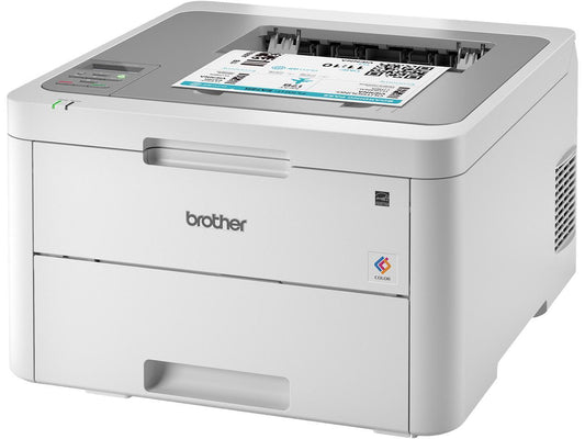 Copy of Brother Printer 19 ppm 250-Sheet Capacity Wireless White/Gray HLL3210CW