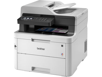 Brother Digital Color All-in-One Printer Providing Laser Quality Results with 3.7" Color Touchscreen, Wireless and Duplex Printing MFC-L3750CDW