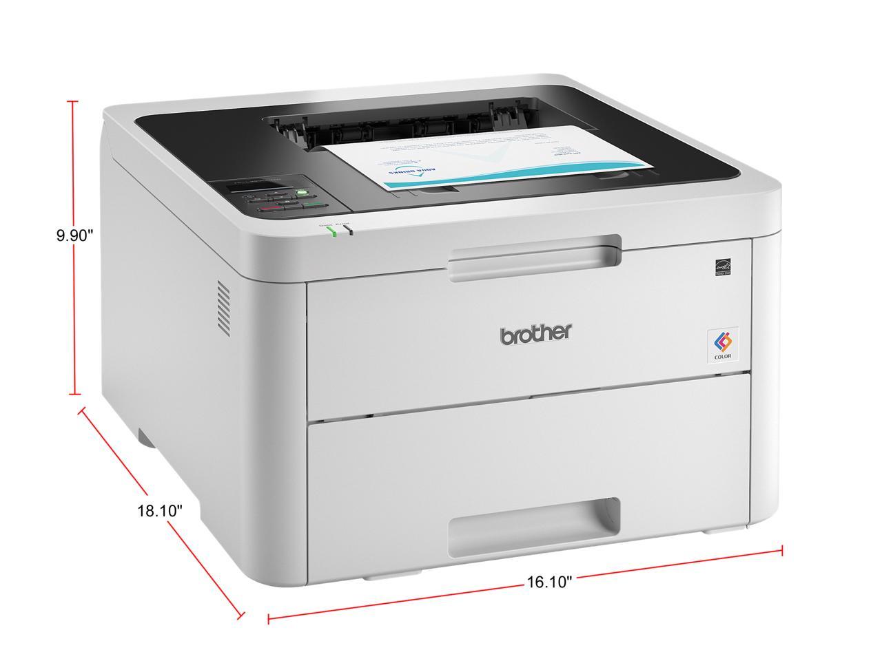 Brother Compact Digital Color Printer Providing Laser Printer Quality Results with Wireless and Duplex Printing HL-L3230CDW