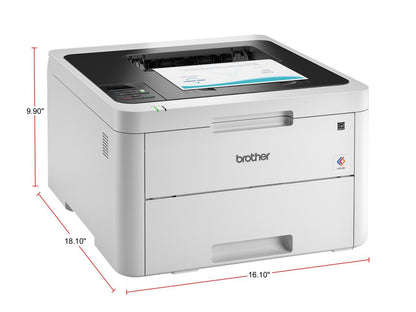 Brother Compact Digital Color Printer Providing Laser Printer Quality Results with Wireless and Duplex Printing HL-L3230CDW