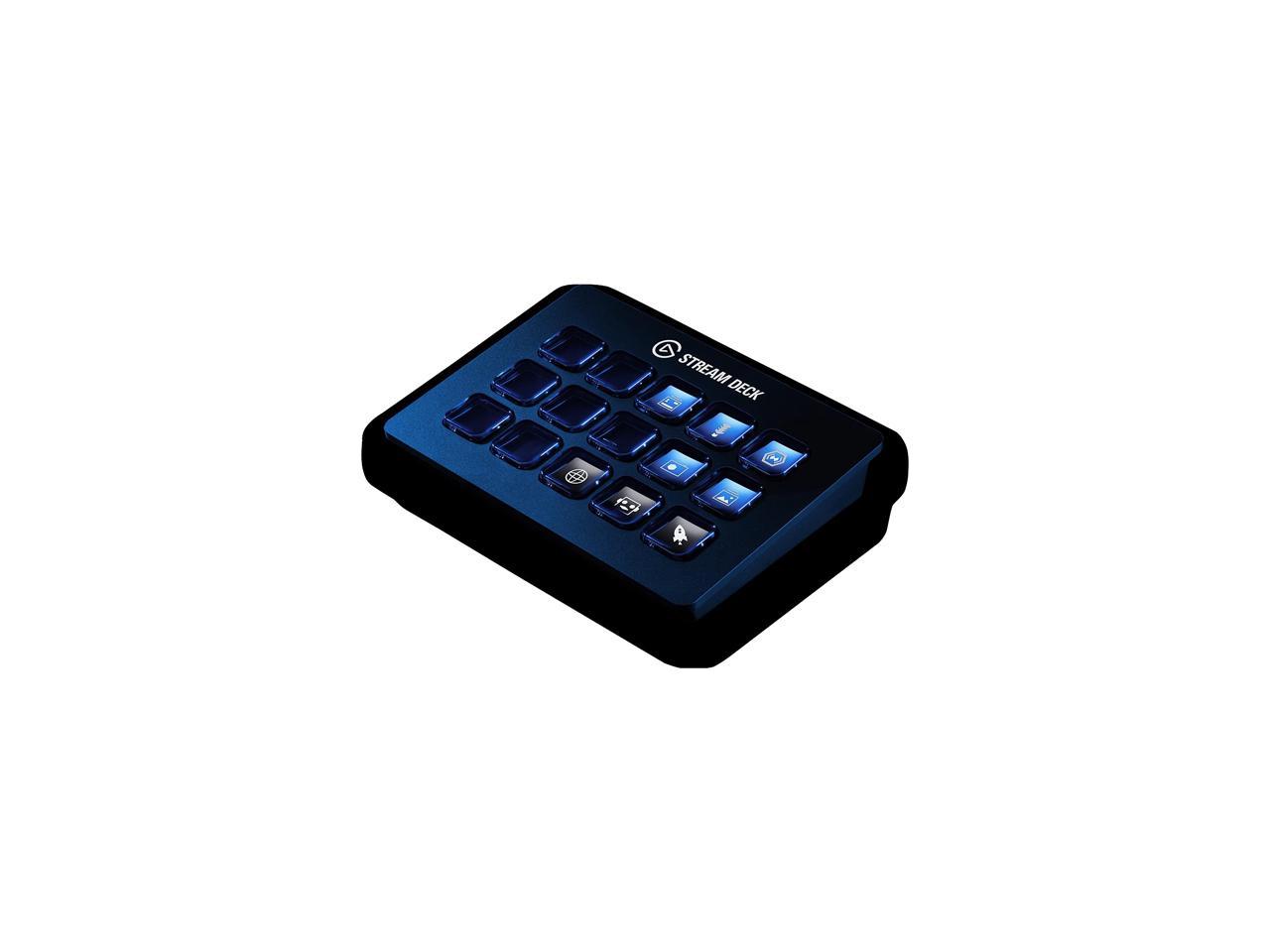 Elgato Stream Deck - Live Content Creation Controller with 15 Customizable LCD Keys, Adjustable Stand, for Windows 10 and macOS 10.11 or Later