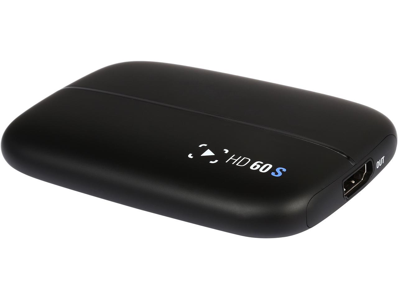Elgato Game Capture HD60 S - Stream, Record and Share Your Gameplay in 1080p 60FPS, Superior Low Latency Technology, USB 3.0, For PS4, Xbox One and Nintendo Switch