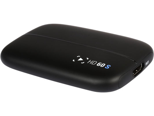 Elgato Game Capture HD60 S - Stream, Record and Share Your Gameplay in 1080p 60FPS, Superior Low Latency Technology, USB 3.0, For PS4, Xbox One and Nintendo Switch