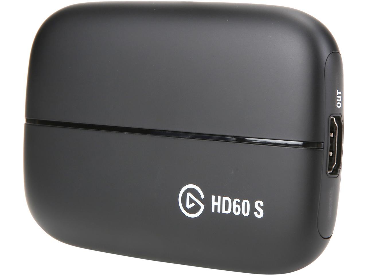 Elgato Game Capture HD60 S - Stream, Record and Share Your Gameplay in 1080p 60 FPS, Superior Low Latency Technology, USB 3.0, For PS4, Xbox One and Nintendo Switch