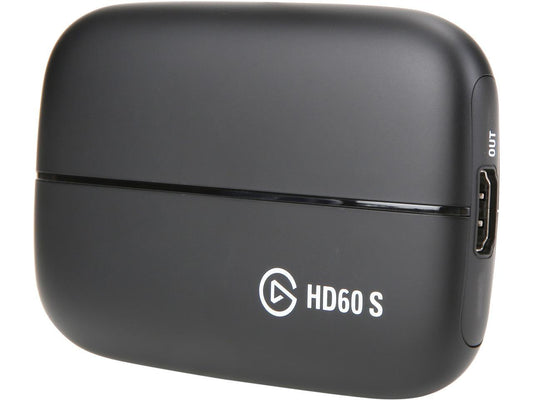 Elgato Game Capture HD60 S - Stream, Record and Share Your Gameplay in 1080p 60 FPS, Superior Low Latency Technology, USB 3.0, For PS4, Xbox One and Nintendo Switch