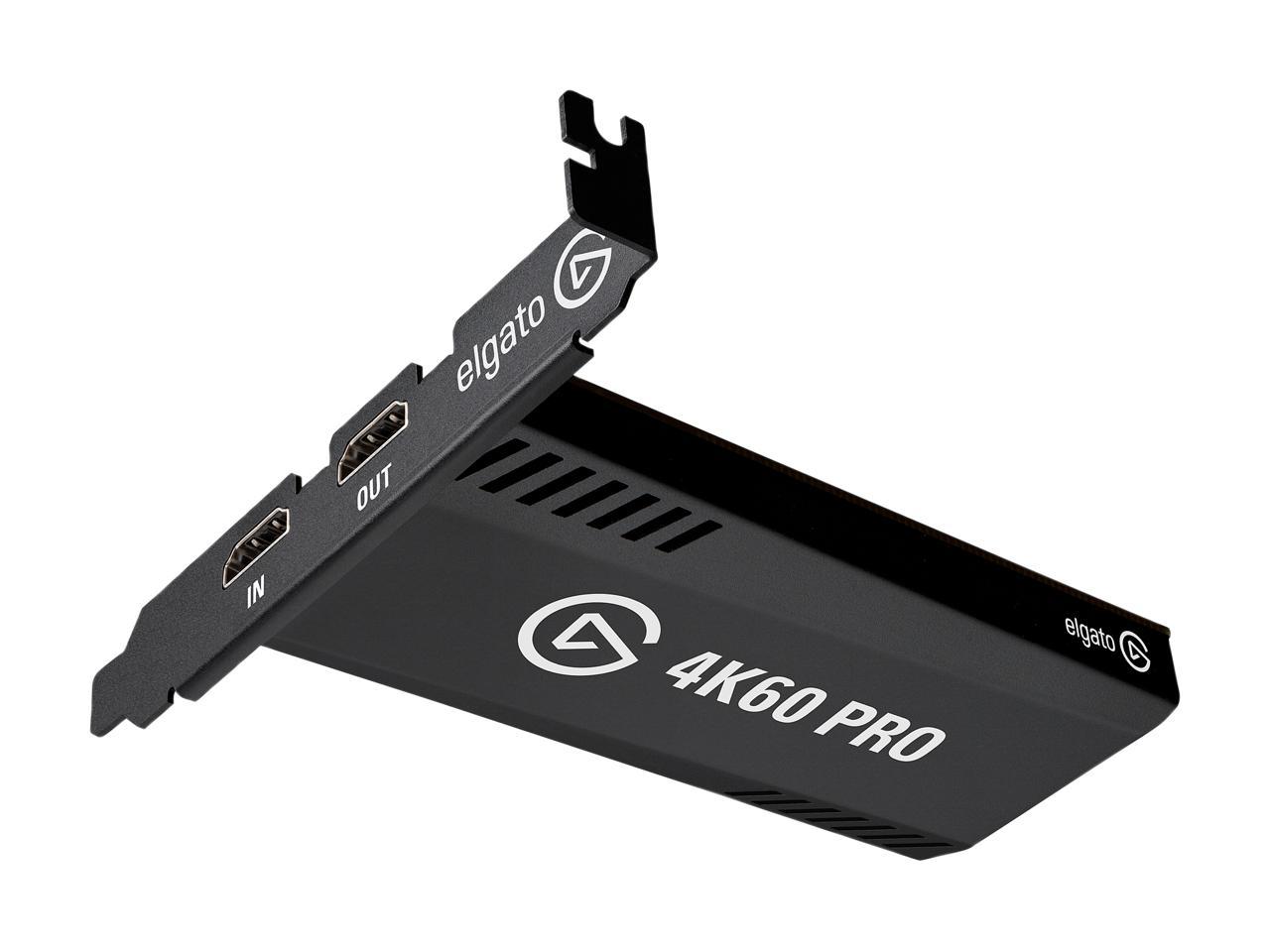 Elgato Game Capture 4K60 Pro MK.2 - 4K60 HDR10 Capture and Passthrough, PCIe Capture Card, Superior Low Latency Technology