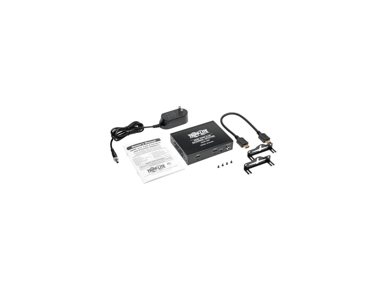 Tripp Lite 4-Port HDMI over Cat5/Cat6 Extender/Splitter, Box-Style Transmitter for Video and Audio, 1080p @60Hz up to 150-ft., TAA