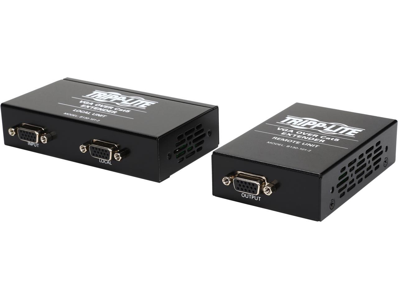 Tripp Lite VGA over Cat5 Extender Kit (Transmitter + Receiver) B130-101-2