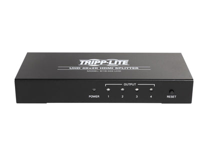 Tripp Lite 4-Port 4K HDMI Splitter for Ultra-HD (4K x 2K) Video and Audio - 3840 x 2160 @ 24/30Hz