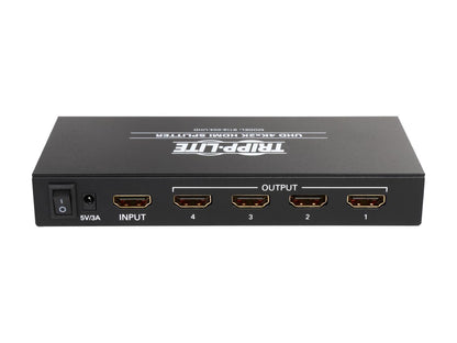 Tripp Lite 4-Port 4K HDMI Splitter for Ultra-HD (4K x 2K) Video and Audio - 3840 x 2160 @ 24/30Hz