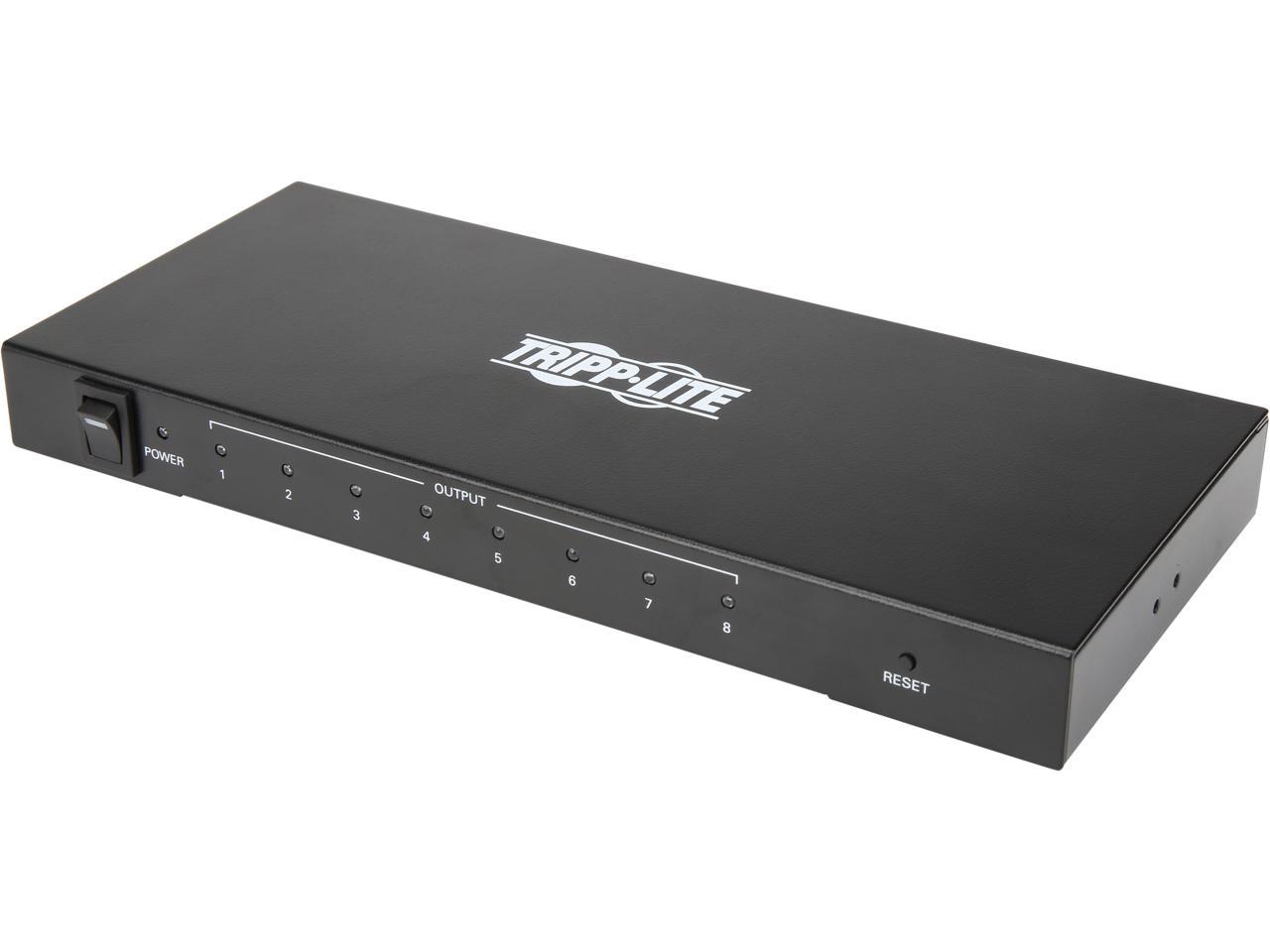 Tripp Lite 8-Port 4K HDMI Splitter for Ultra-HD (4Kx2K) Video and Audio - 4096 x 2160 @ 30Hz (B118-008-UHD)