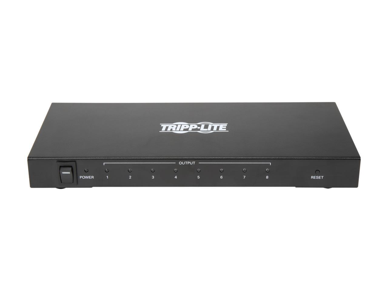 Tripp Lite 8-Port 4K HDMI Splitter for Ultra-HD (4Kx2K) Video and Audio - 4096 x 2160 @ 30Hz (B118-008-UHD)