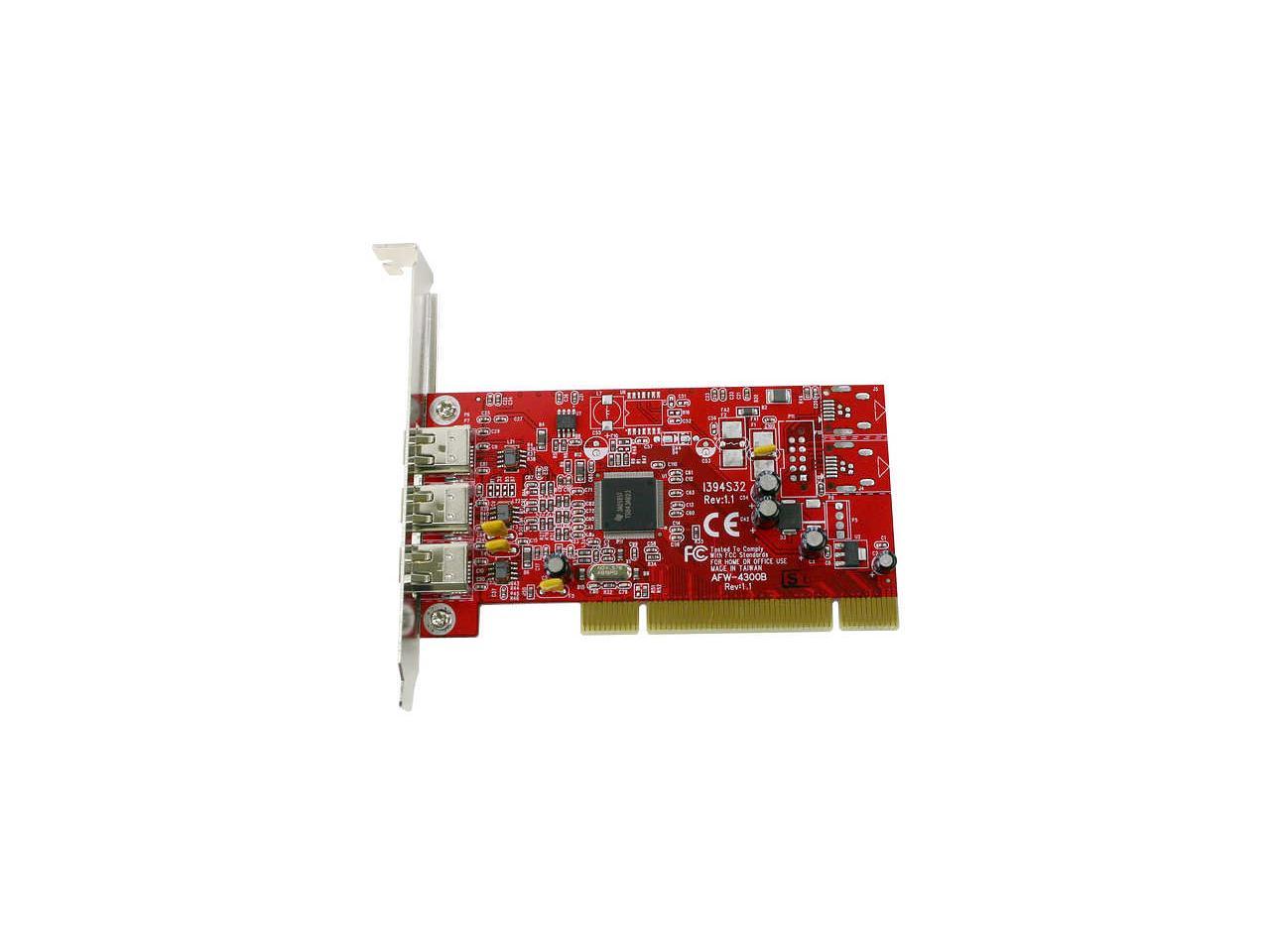 Adaptec Fireconnect 4300 3 Port FireWire Card Model 1890600