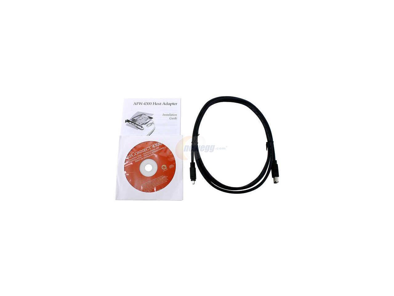 Adaptec Fireconnect 4300 3 Port FireWire Card Model 1890600