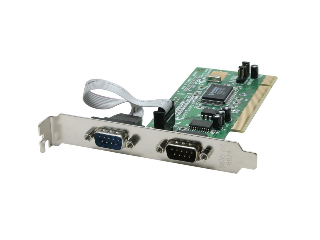 StarTech PCI2S550 2 Port PCI RS232 Serial Adapter Card with 16550 UART