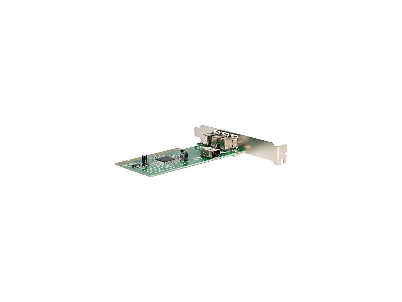StarTech.com 4 port PCI 1394a FireWire Adapter Card Model PCI1394MP