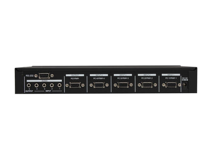 StarTech.com 4 Port VGA Video Audio Switch with RS232 control VS410RVGAA